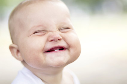 Photo of smiling baby